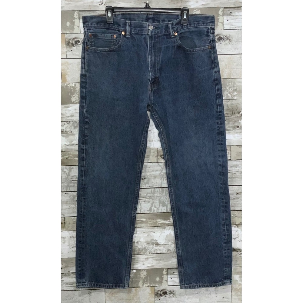 Levi Strauss‎ & Co Mens 505 Denim Jeans Cotton Size 38x32